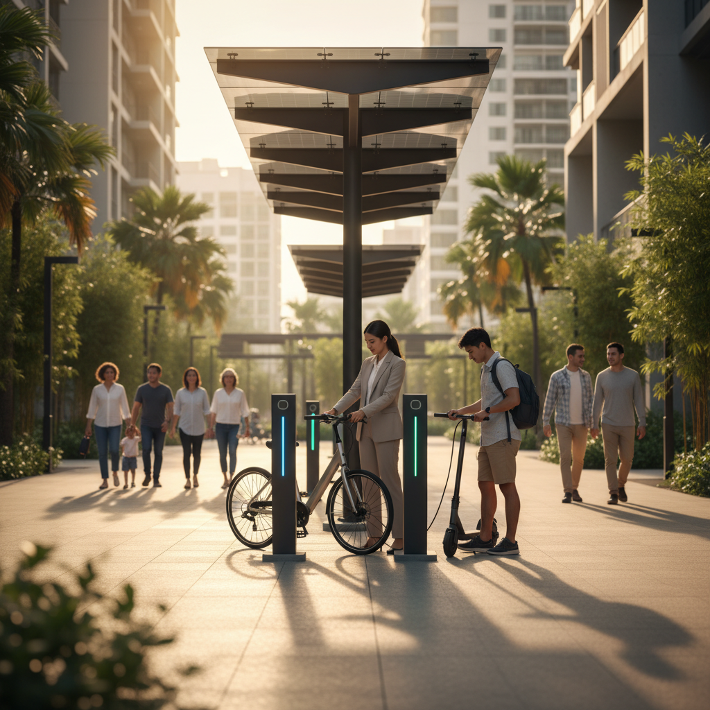 เจาะเทรนด์ 2026: จุดชาร์จ E-Bike อัจฉริยะบุกคอนโด - smart-ebike-charging-trend-2026