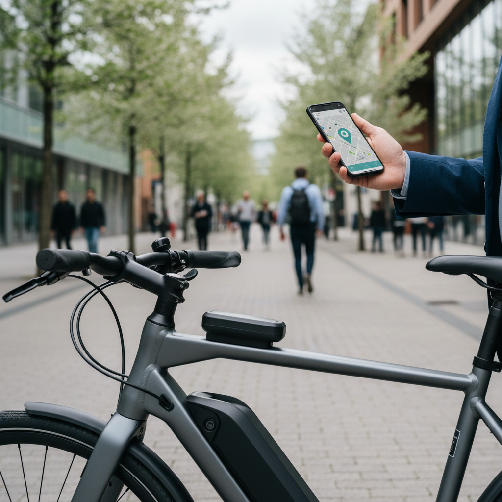 เทรนด์ 2026: E-Bike เชื่อมต่อสมาร์ทโฟน พร้อม GPS กันขโมย - smart-ebike-gps-app-2026
