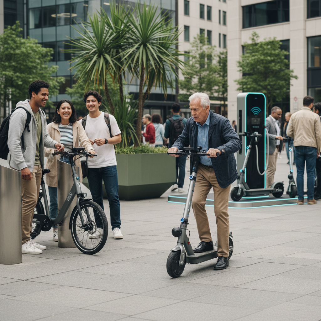 อนาคต EV 2026! สกู๊ตเตอร์ไฟฟ้าติดเซ็นเซอร์อัจฉริยะกันชน - smart-sensor-safety-ev-trend