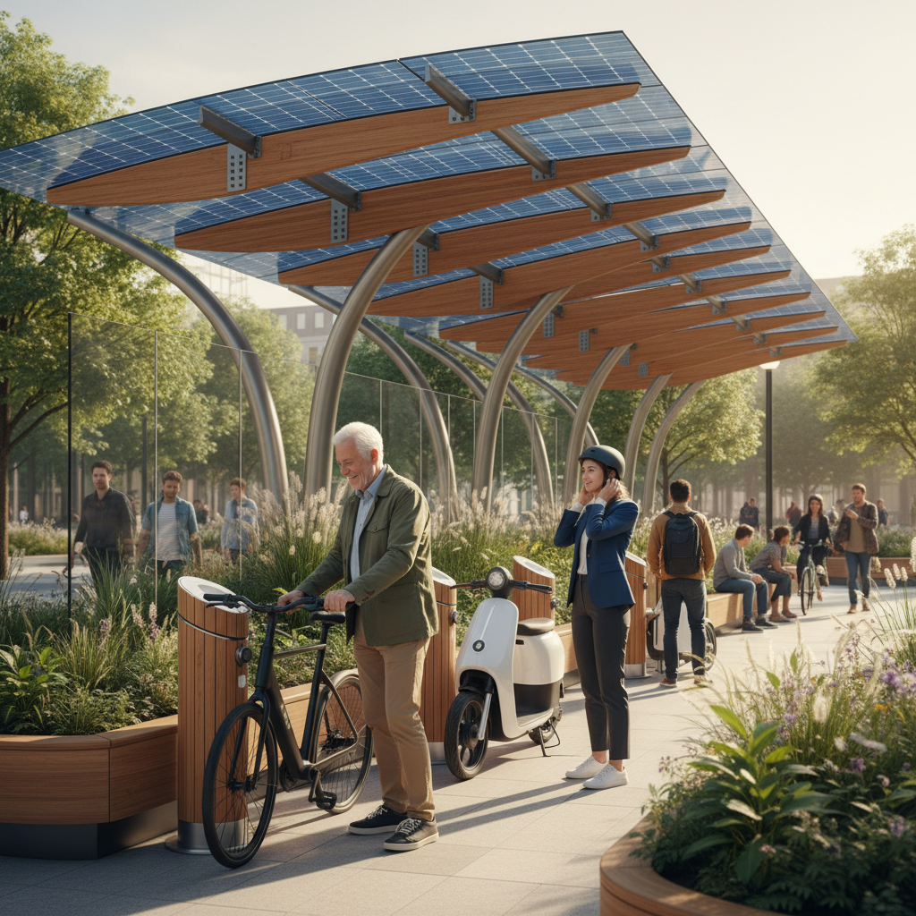 อนาคต EV 2026: นวัตกรรม E-Bike ชาร์จพลังงานแสงอาทิตย์ - solar-charging-ebike-ev-trend