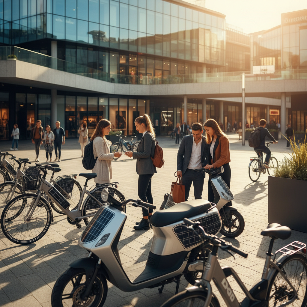 เทรนด์ EV 2027! E-Bike พลังงานแสงอาทิตย์ชาร์จเองได้ - solar-charging-ebike-ev-trend