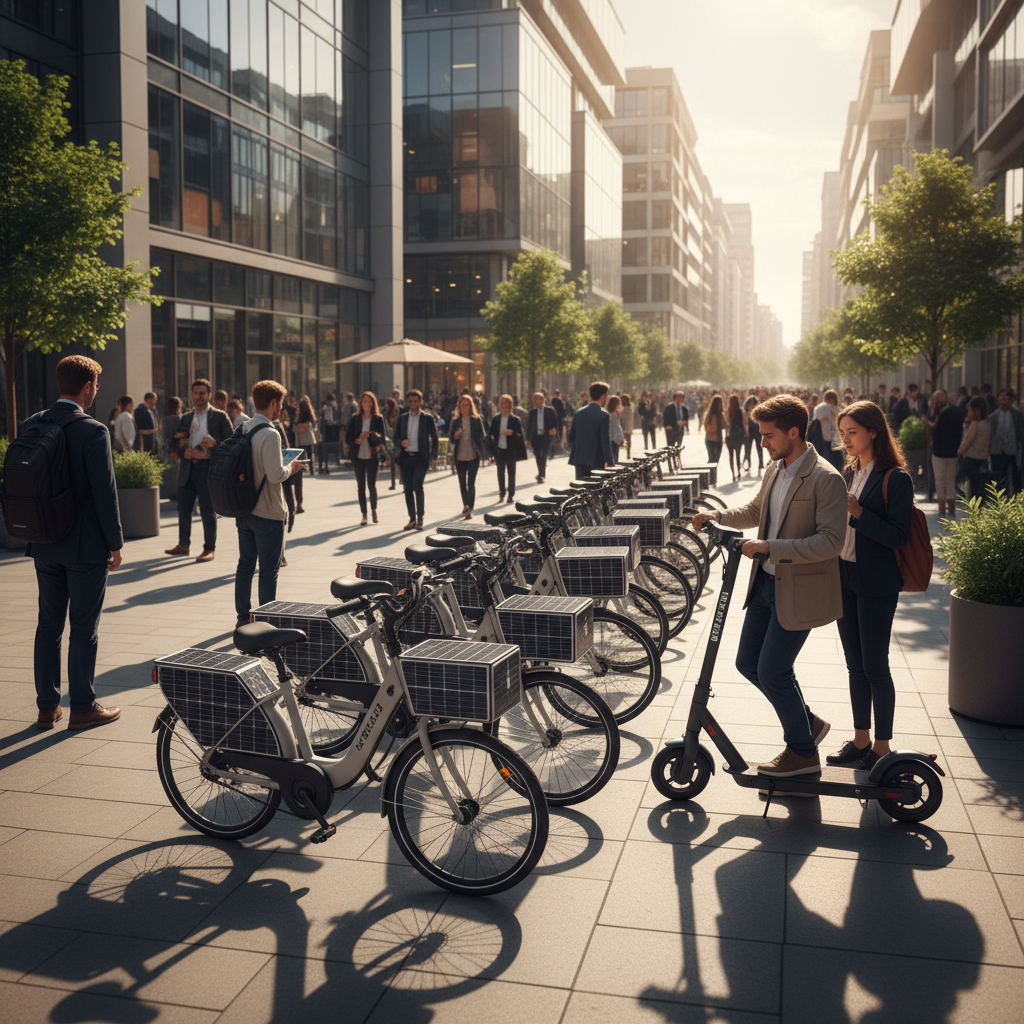 เทรนด์ EV 2026! ชาร์จ E-Bike ด้วยโซลาร์เซลล์ ประหยัดขั้นสุด - solar-charging-ebike-ev-trend