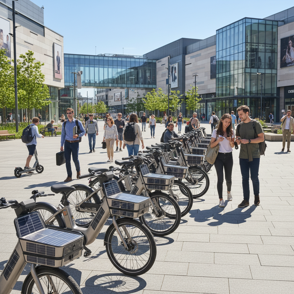 อนาคต EV 2026! เทรนด์ E-Bike พ่วงโซลาร์เซลล์ชาร์จแบตฟรี - solar-charging-ebike-ev-trend