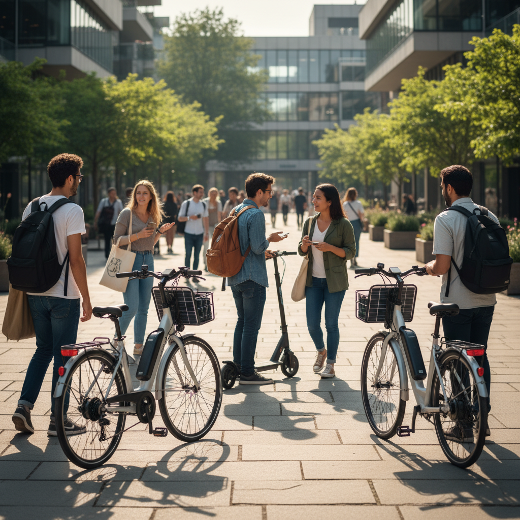 เทรนด์ 2026: โซลาร์เซลล์ชาร์จแบต E-Bike ประหยัดพลังงาน - solar-charging-ebike-trend