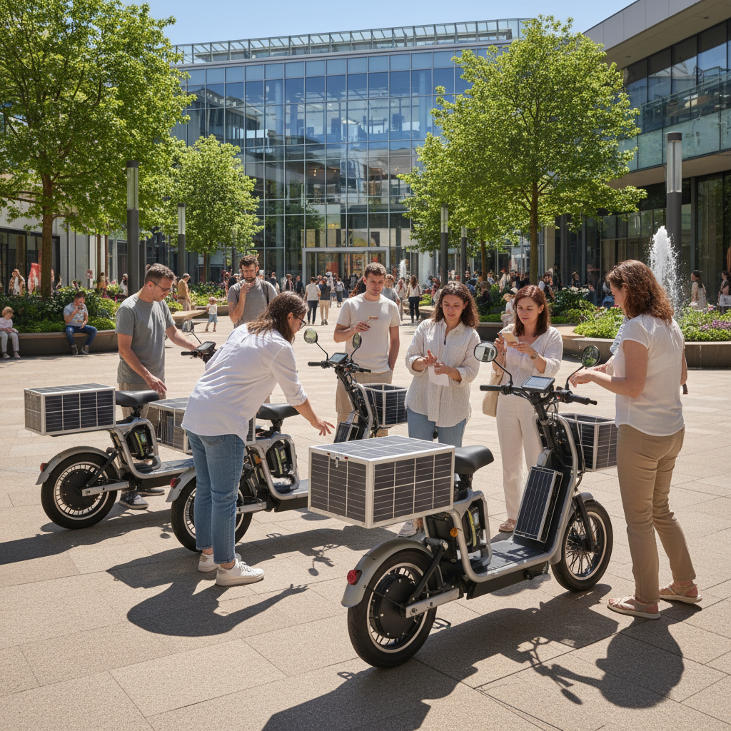 ทิศทาง EV โลก 2026: สกู๊ตเตอร์ชาร์จโซลาร์เซลล์มาแรง - solar-charging-scooter-trend