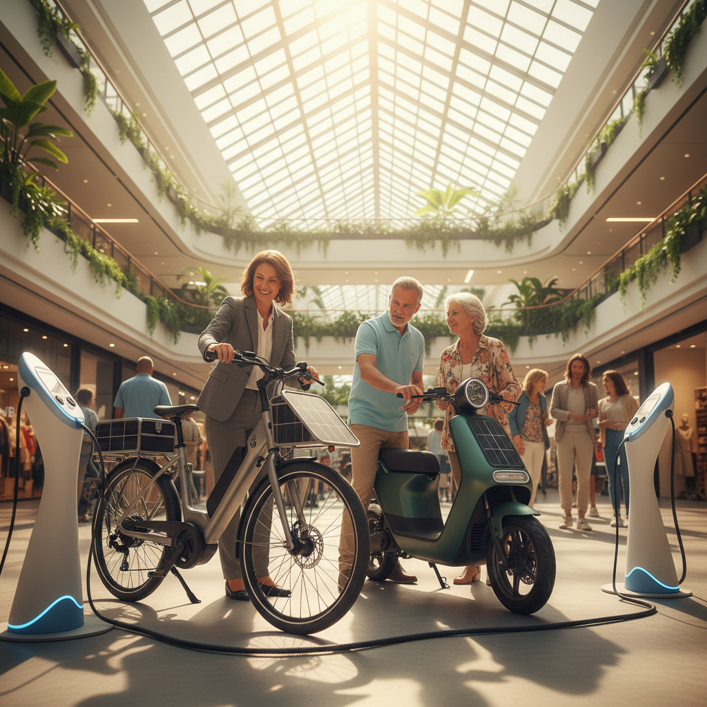 เทรนด์ EV ปี 26! นวัตกรรม E-Bike ชาร์จพลังงานแสงอาทิตย์ได้ - solar-ev-charging-ebike-trend