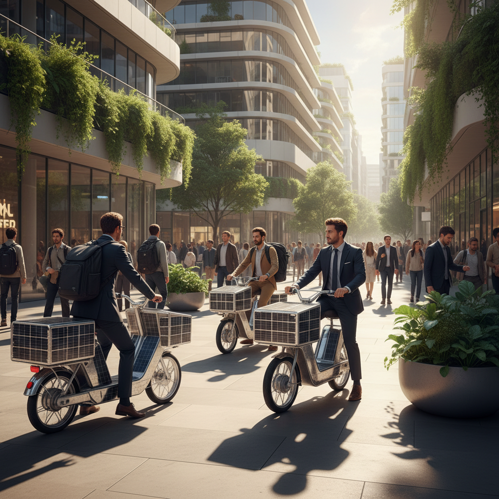 อนาคต EV 2027! นวัตกรรม E-Bike พลังงานแสงอาทิตย์สุดล้ำ - solar-powered-ebike-ev-trend