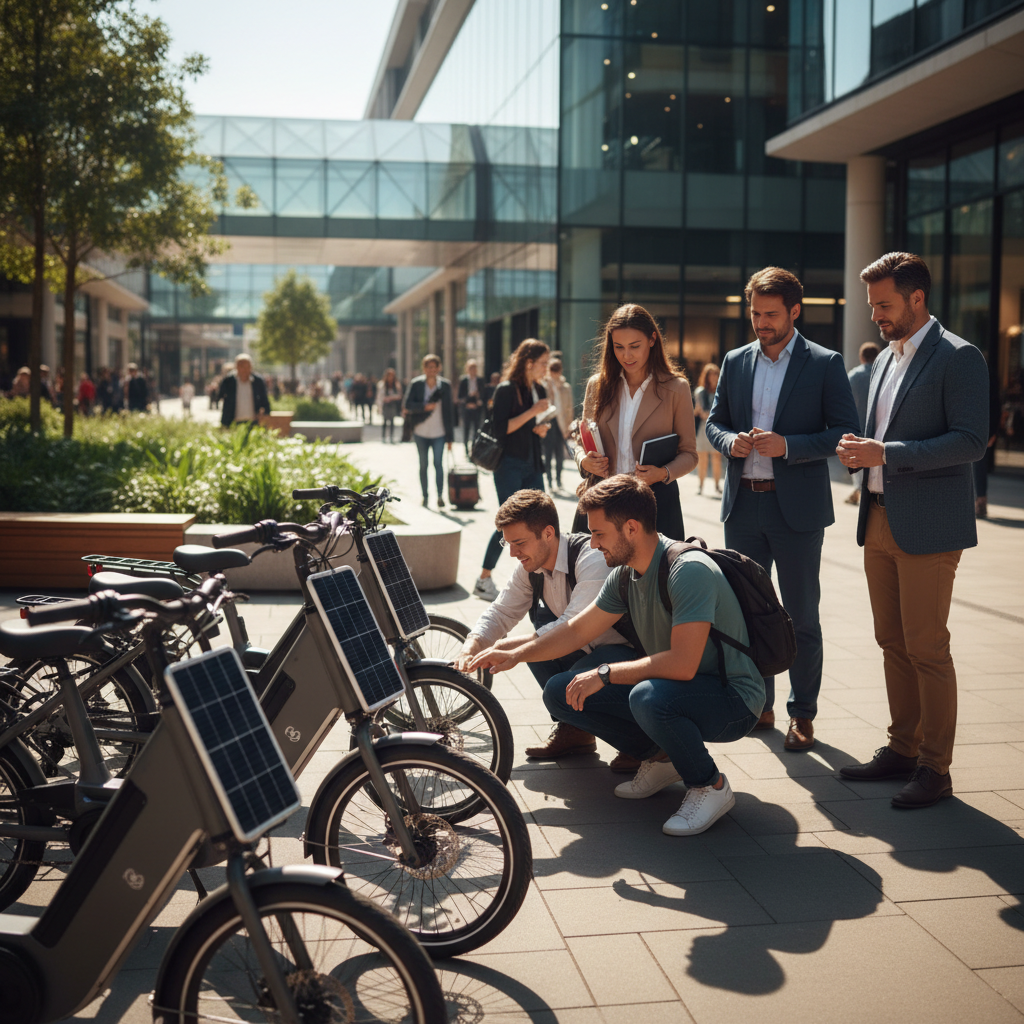 เทรนด์ EV 2026: E-Bike พลังแสงอาทิตย์ ชาร์จเองไม่ง้อปลั๊ก - solar-powered-ebike-trend