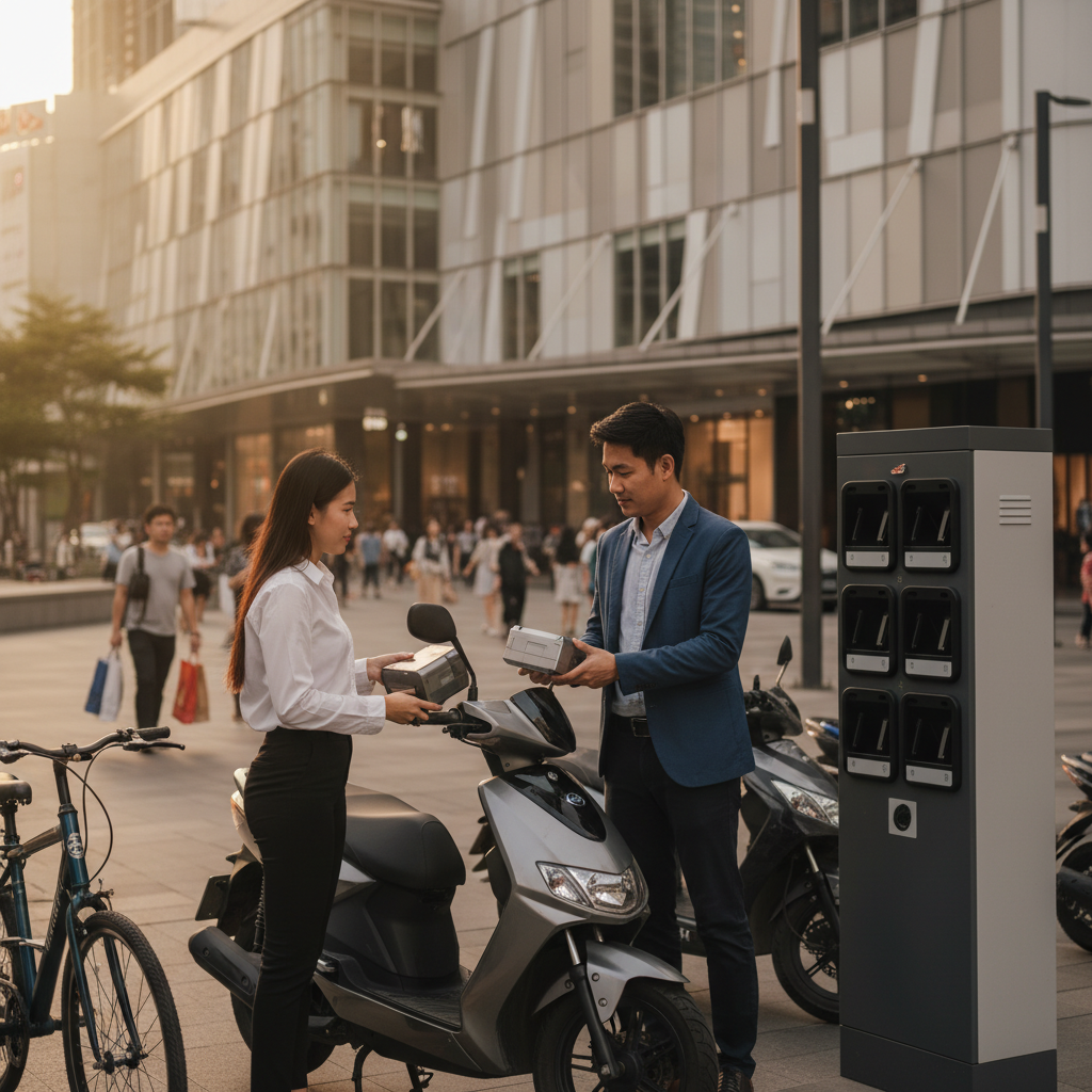 กูรูชี้เทรนด์ EV 2027! E-Bike สลับแบตได้ทันที ไม่ต้องรอชาร์จ - swappable-ebike-battery-trend