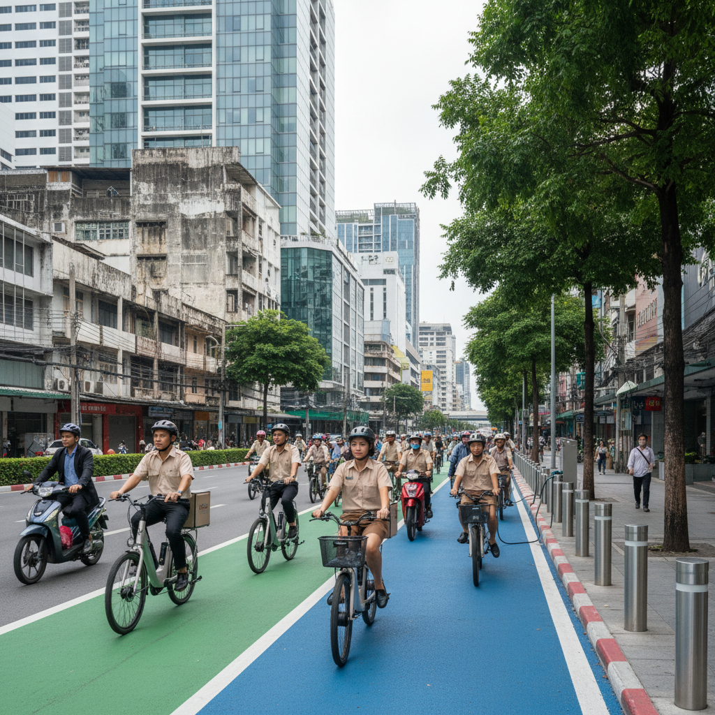 อนาคต EV ไทย 2026: รัฐเล็งขยายเลน E-Bike รับเทรนด์ประหยัด - thai-ebike-lane-policy-2026
