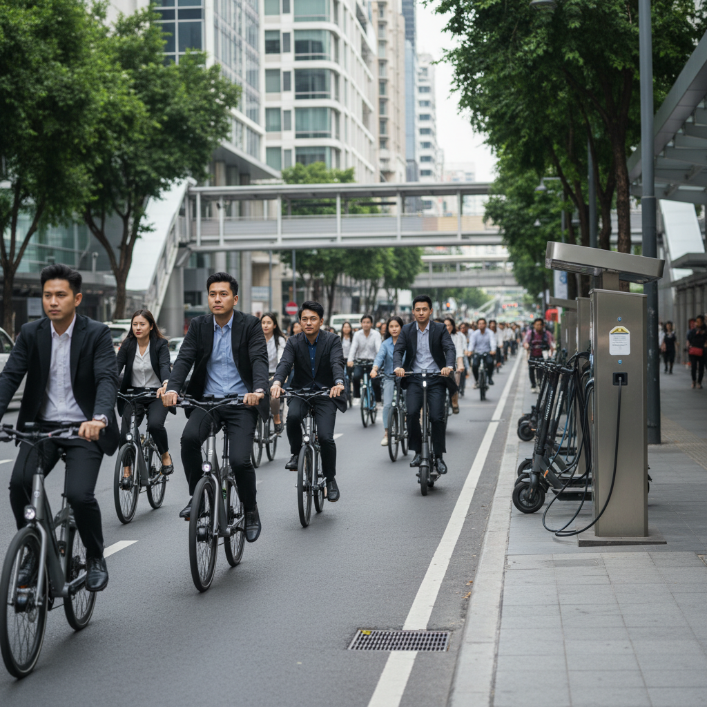 ข่าวดี 2026! รัฐเตรียมขยายเลน EV หนุนใช้ E-Bike ลดค่าน้ำมัน - thai-ev-infrastructure-2026