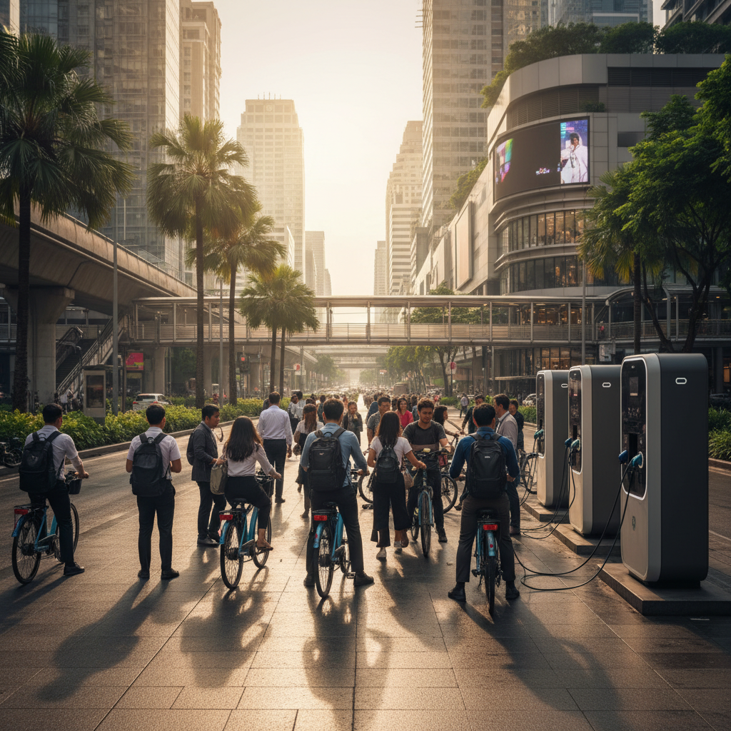 เทรนด์ EV ไทยครึ่งปีหลัง 2026 ดัน E-Bike ครองใจวัยทำงาน - thai-ev-market-ebike-2026