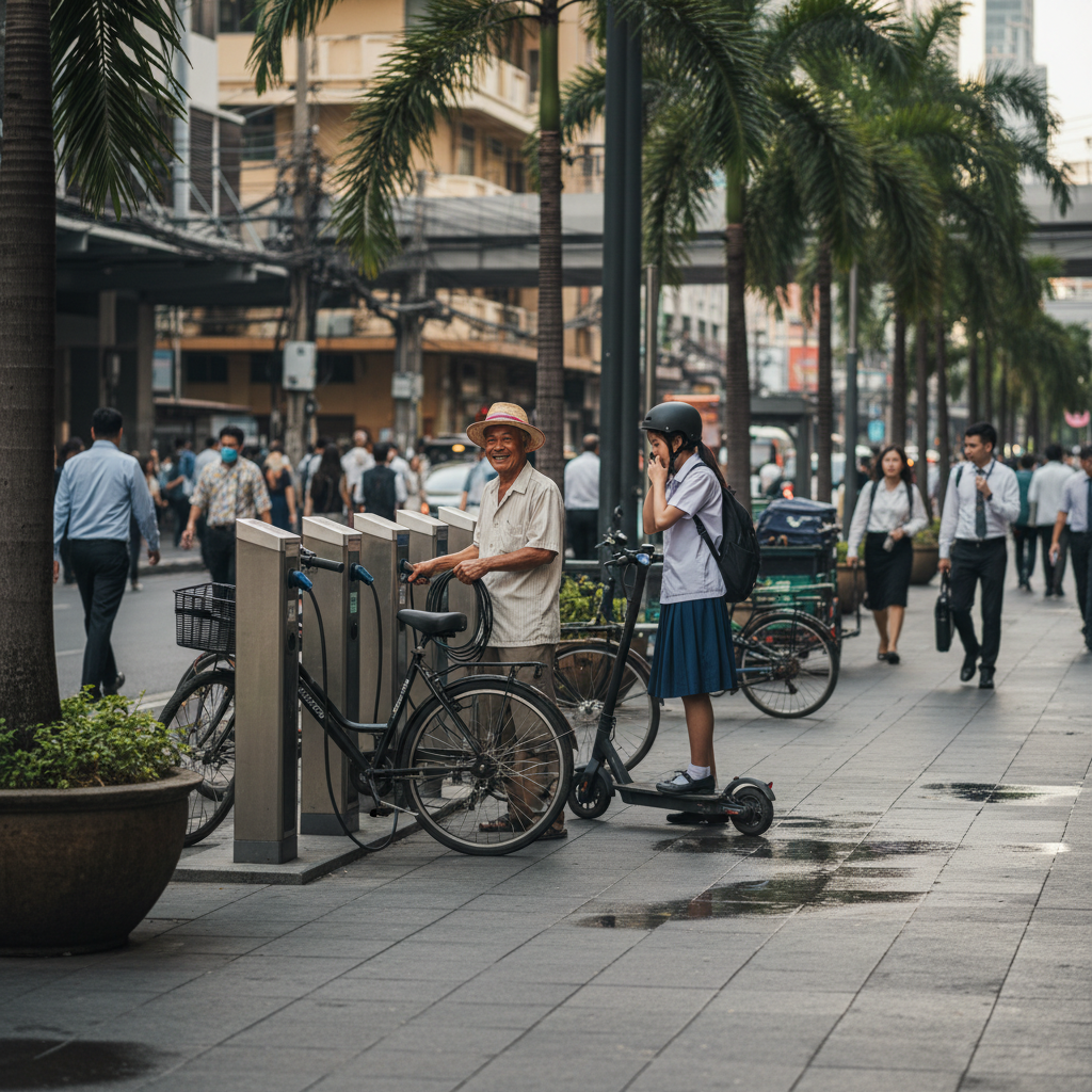 อนาคต EV ไทย 2026! รัฐจ่อผุดสถานีชาร์จ E-Bike ทั่วเมือง - thai-ev-policy-charging-station