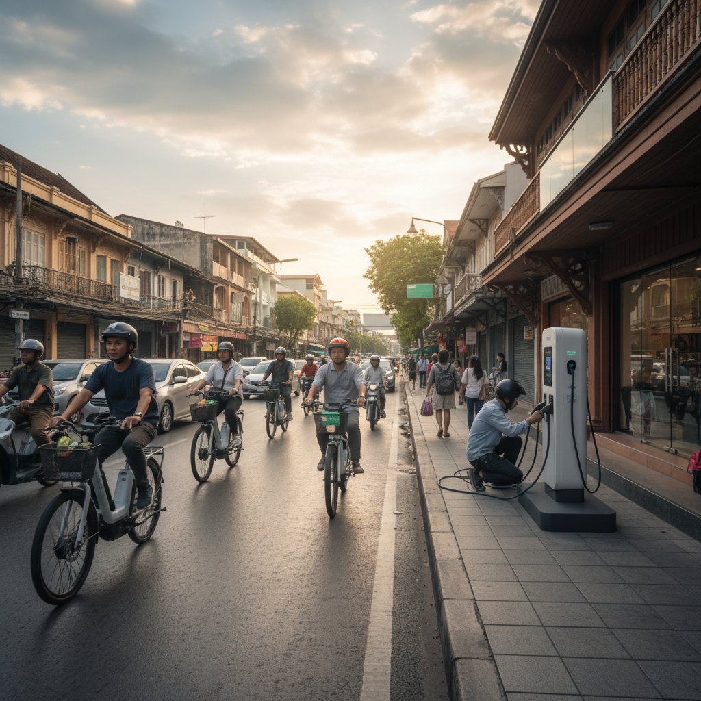 นโยบาย EV ครึ่งปีหลัง 2026: ภาครัฐดัน E-Bike ลดค่าใช้จ่าย - thai-ev-policy-trend-2026