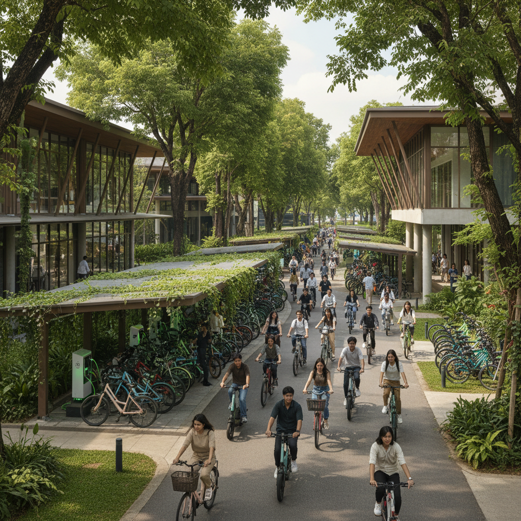 เจาะเทรนด์ 2026: มหาลัยไทยจ่อประกาศพื้นที่ E-Bike 100% - thai-university-ebike-trend-2026