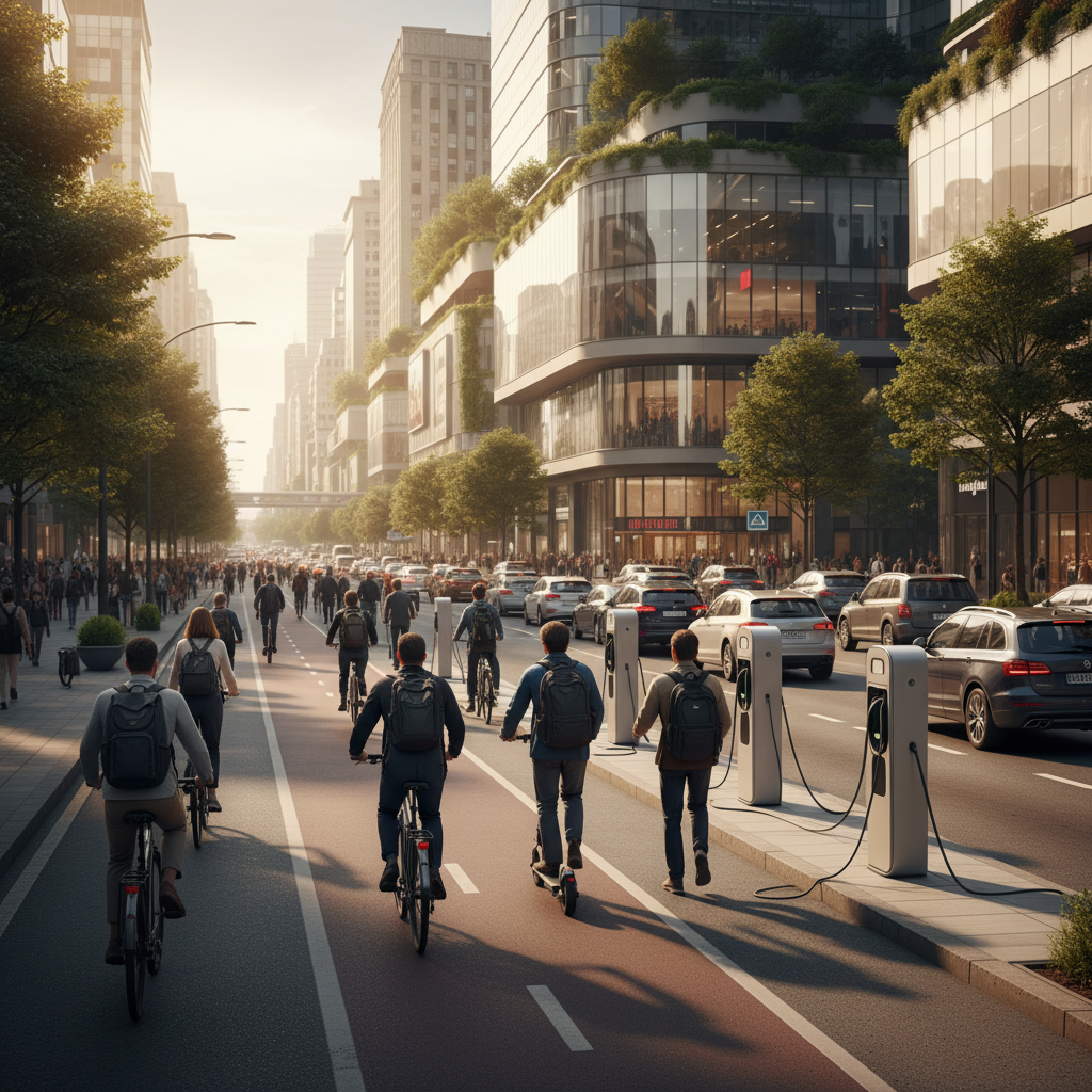 วิเคราะห์เทรนด์ปลายปี 2026: เปลี่ยนเมืองด้วย E-Bike และ EV - urban-ebike-ev-trend-2026