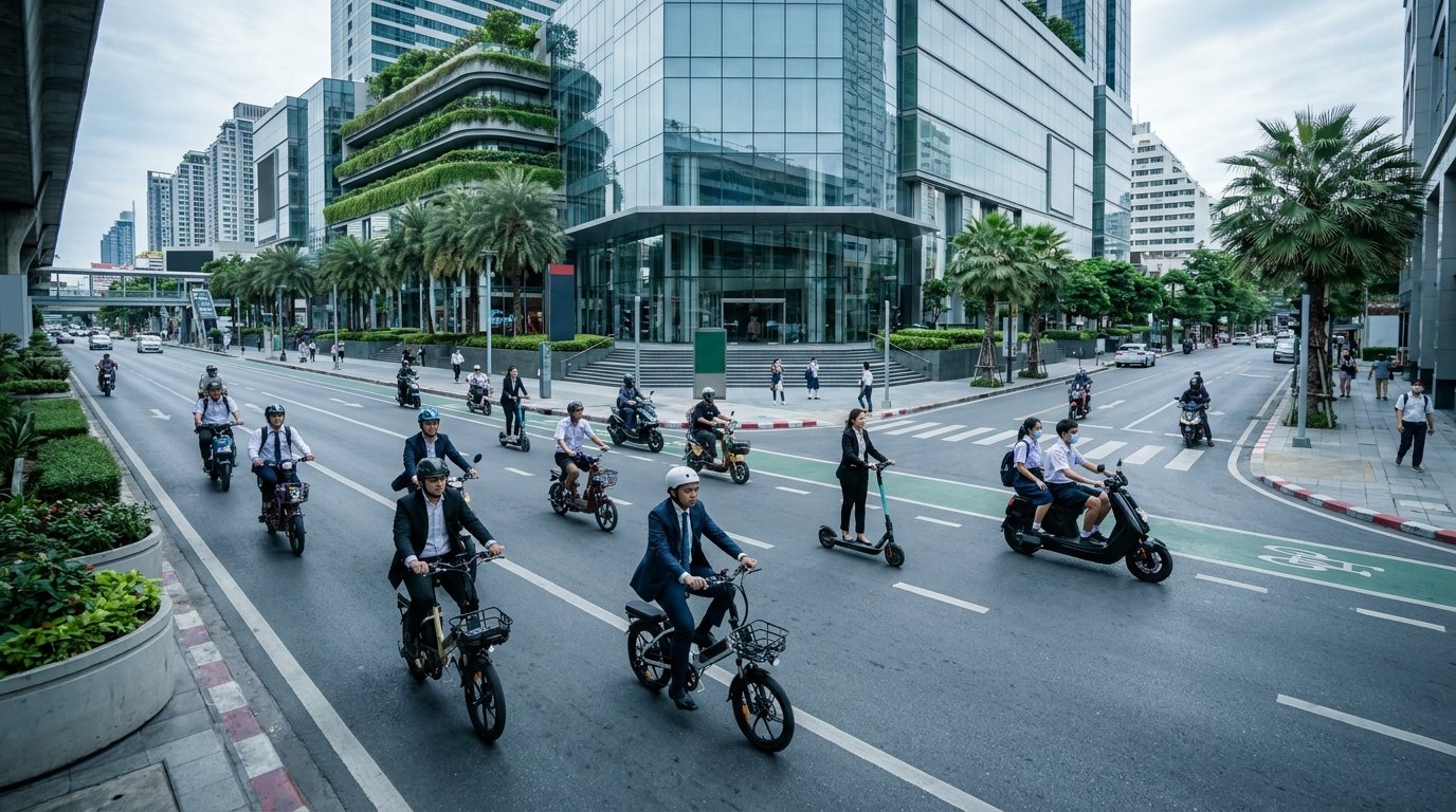 อนาคตคนเมือง! รัฐเล็งขยายเลน E-Bike รับเทรนด์ปี 2026