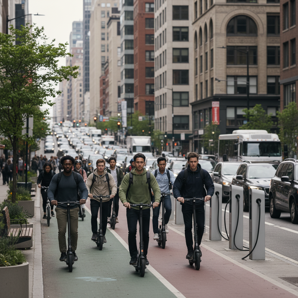 เจาะเทรนด์ 2026: สกู๊ตเตอร์ไฟฟ้าทางรอดคนเมืองยุคน้ำมันแพง - urban-electric-scooter-trend-2026