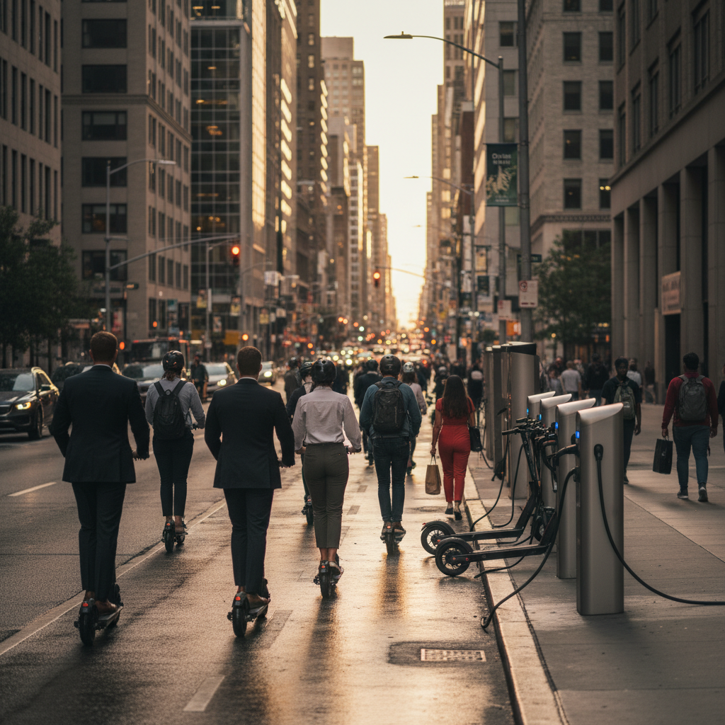 อนาคตการเดินทางคนเมือง: เทรนด์สกู๊ตเตอร์ EV มาแรงปี 2026 - urban-scooter-ev-trend-2026