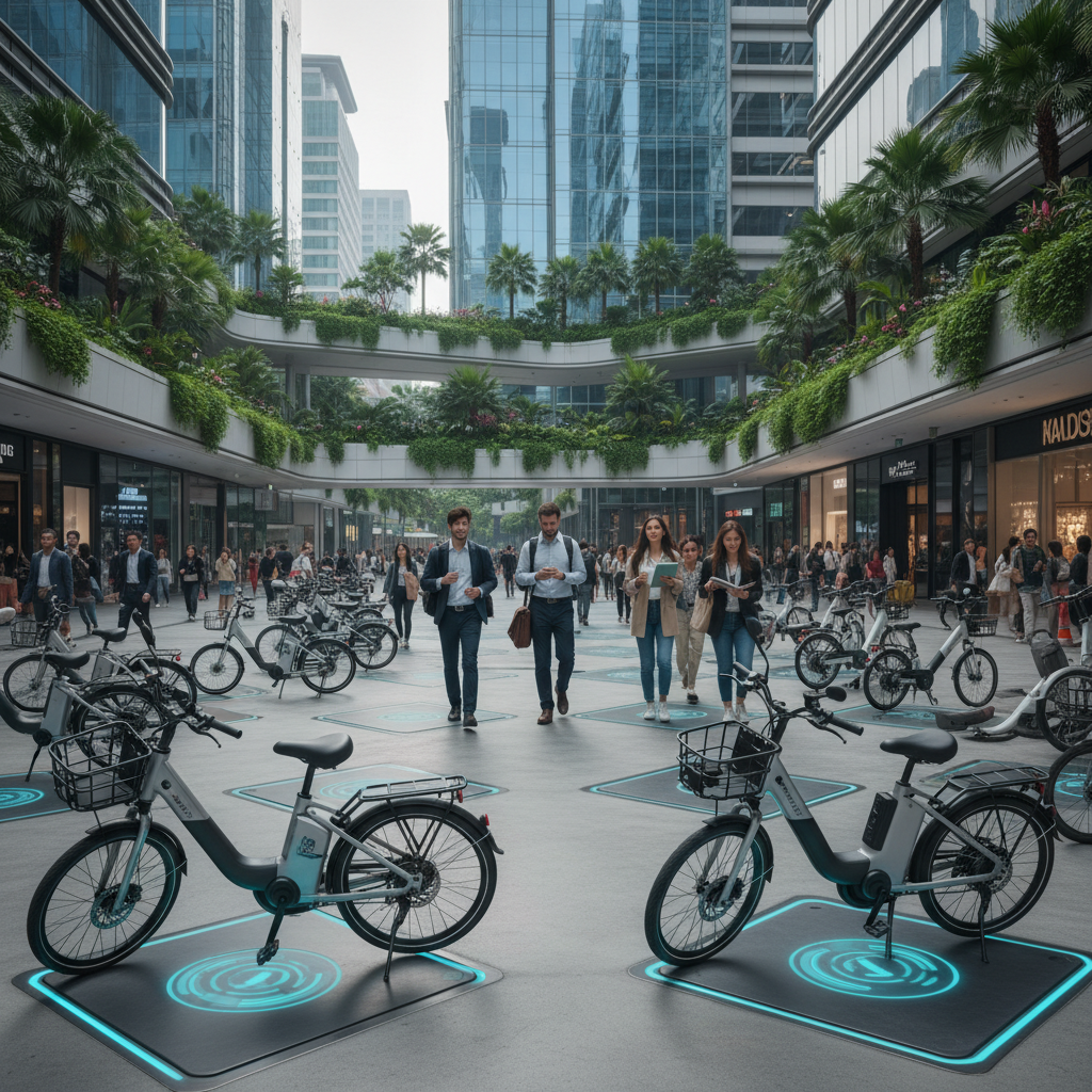 เทรนด์โลก 2026: ลานจอดชาร์จไร้สาย นวัตกรรมใหม่ของ E-Bike - wireless-charging-ebike-ev-trend