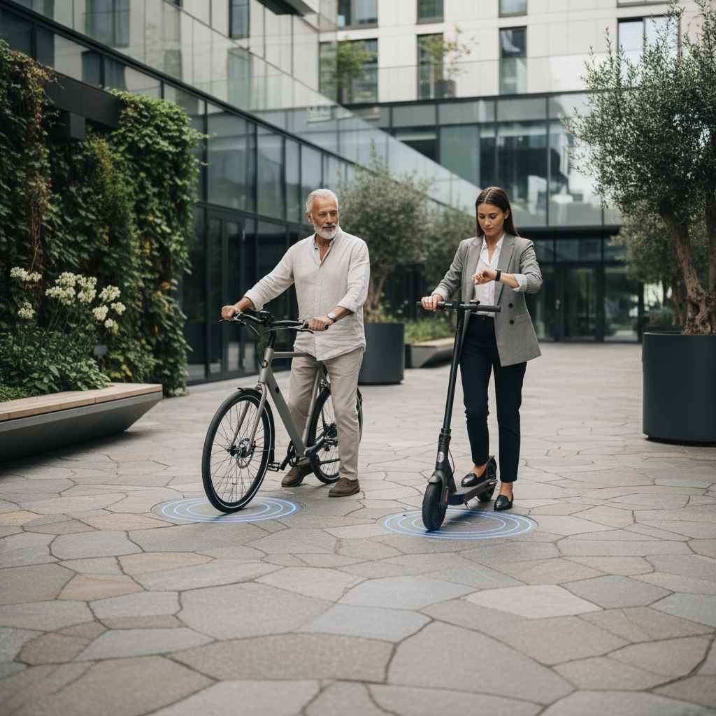 อนาคต EV 2026: แท่นชาร์จไร้สาย E-Bike หมดปัญหาลืมเสียบปลั๊ก - wireless-charging-ebike-trend