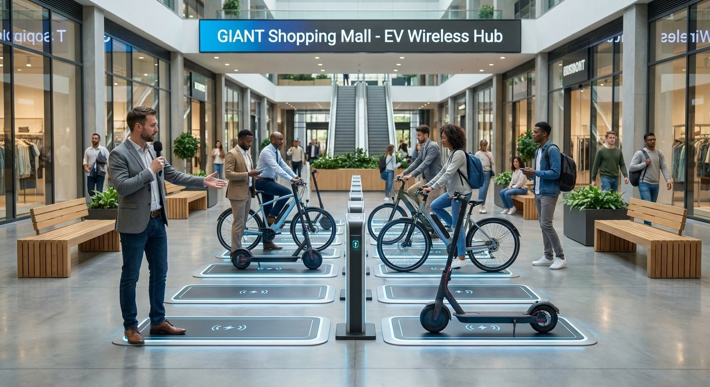เทรนด์ปลายปี 2026! ชาร์จไร้สาย E-Bike แค่จอดก็เติมไฟเต็ม