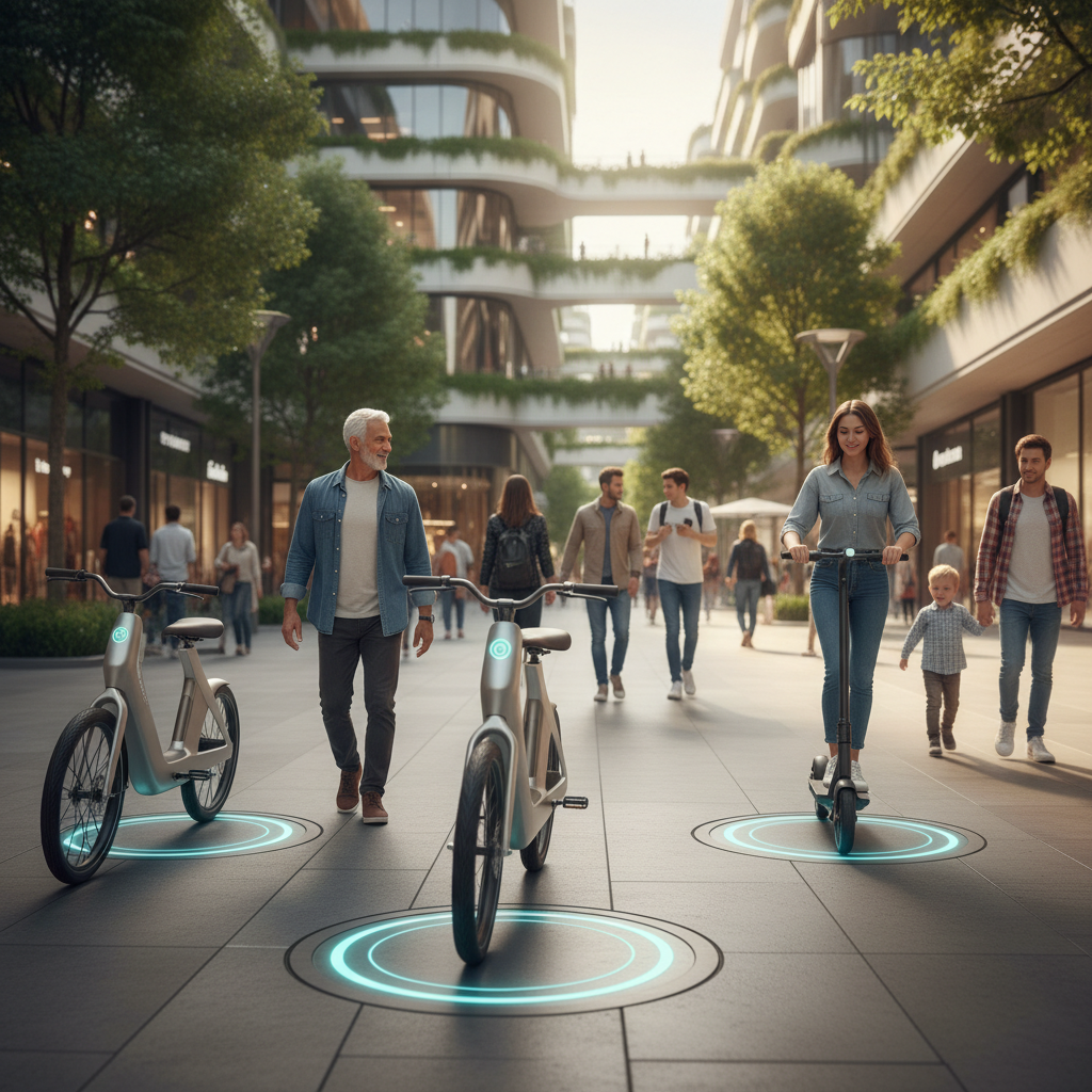 อนาคต EV 2027! เทรนด์ E-Bike ชาร์จไฟไร้สาย แค่จอดก็แบตเต็ม - wireless-charging-ebike-trend