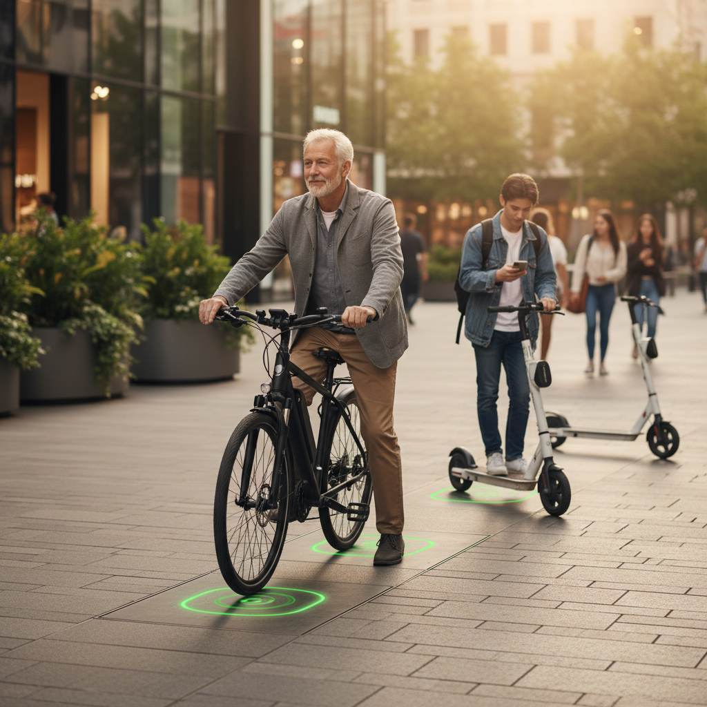 จับตาเทรนด์ 2026! แท่นชาร์จไร้สาย E-Bike แค่จอดก็ชาร์จได้ - wireless-charging-ebike-trend