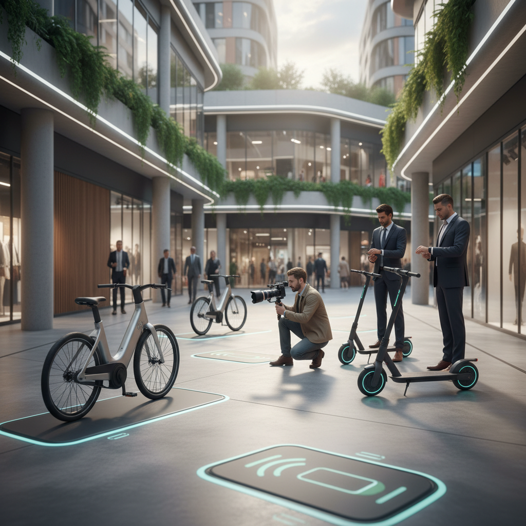 อนาคต EV ปลายปี 2026! แท่นชาร์จ E-Bike ไร้สายสุดล้ำ - wireless-charging-ebike-trend