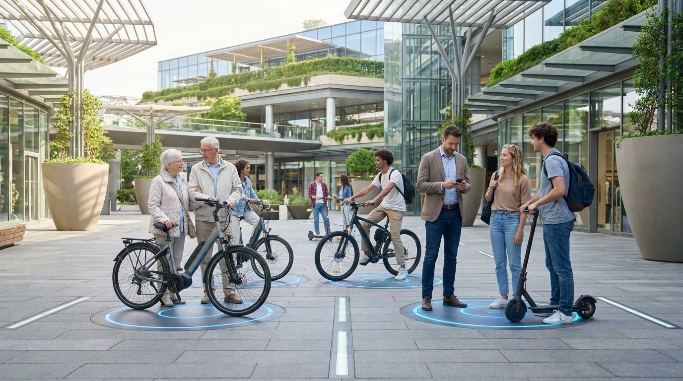 จับตาเทรนด์ 2026! แท่นชาร์จไร้สาย E-Bike แค่จอดก็ชาร์จได้