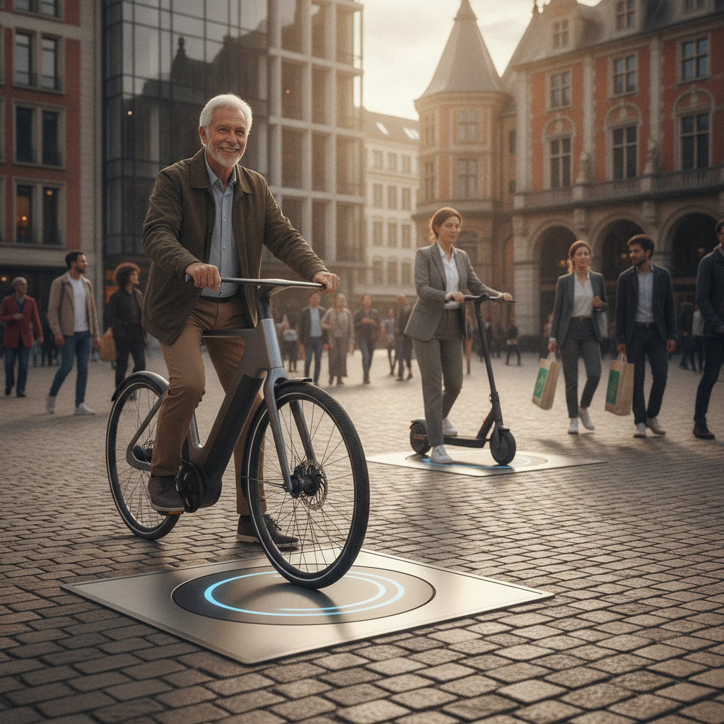 เทรนด์โลก 2026: จอดปุ๊บชาร์จปั๊บ E-Bike ลุยระบบชาร์จไร้สาย - 2026-ebike-wireless-charging-trend