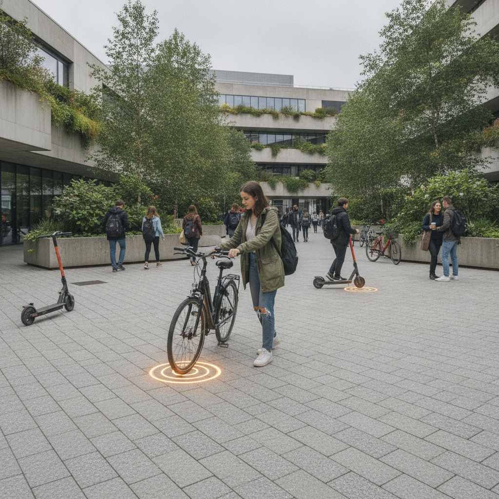 เทรนด์ EV 2026: แท่นชาร์จไร้สาย E-Bike แค่จอดก็ชาร์จได้ - 2026-ebike-wireless-charging