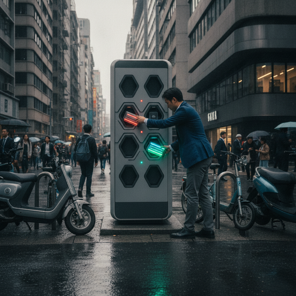 เทรนด์ EV 2027: ตู้สลับแบตเตอรี่ E-Bike ชาร์จเต็มใน 1 นาที - 2027-ebike-battery-swap-trend