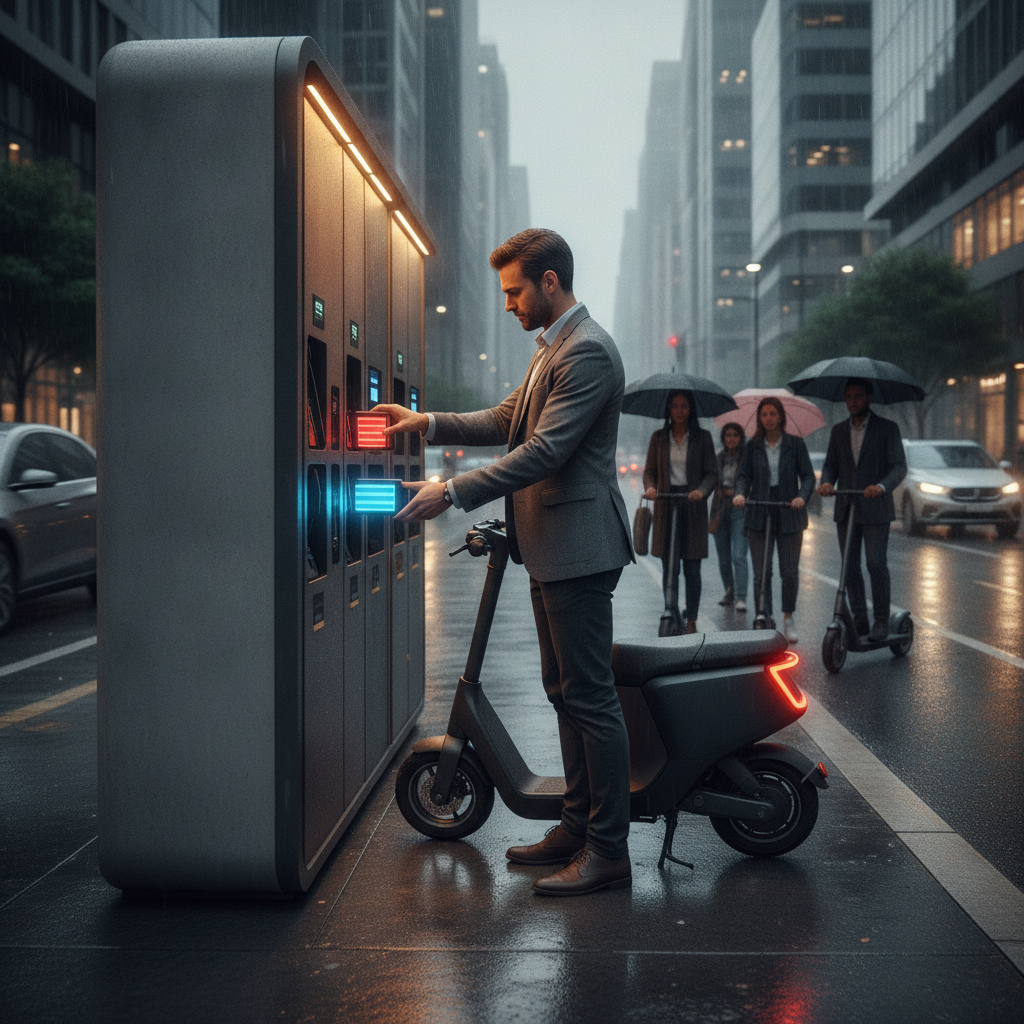 เทรนด์ EV 2027: ระบบสลับแบตเตอรี่ E-Bike บอกลาการรอชาร์จ - 2027-ebike-battery-swap-trend