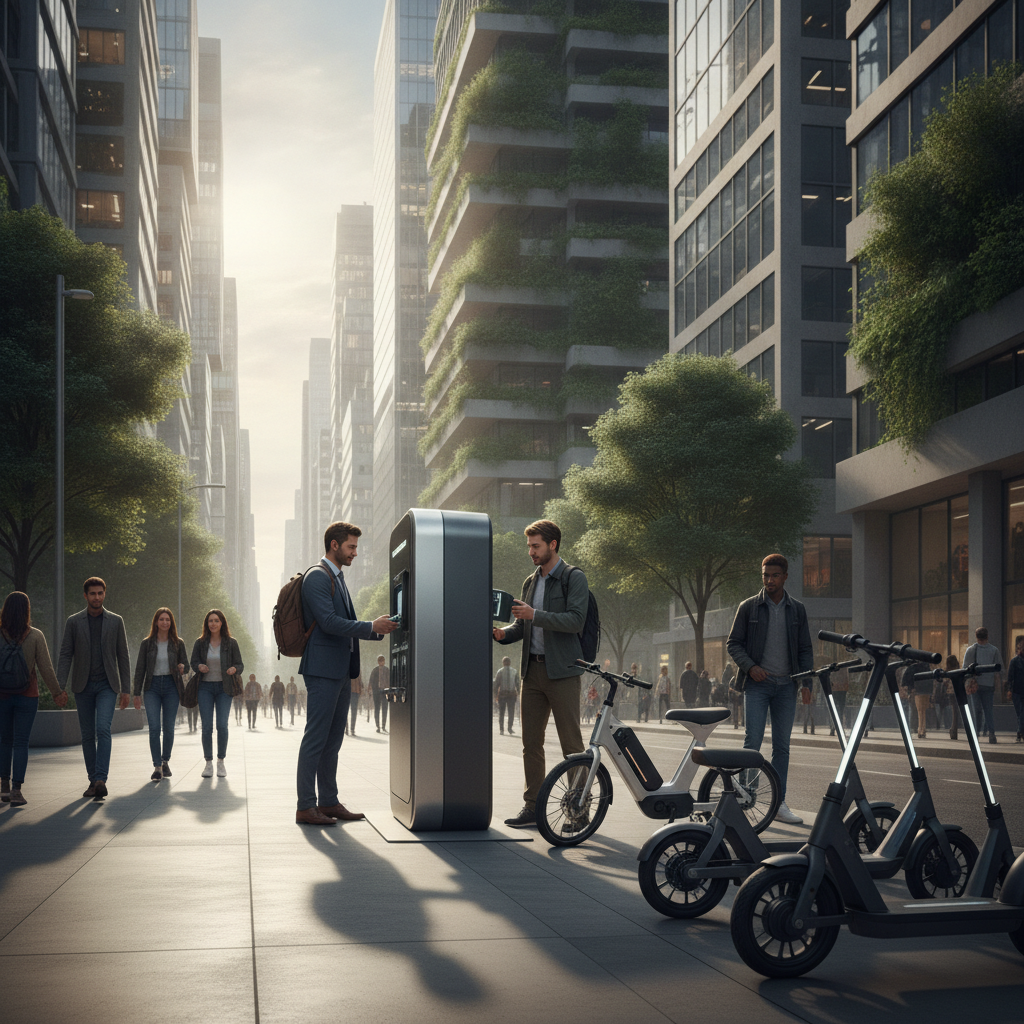 อนาคต EV ปี 2027: นวัตกรรมตู้สลับแบตเตอรี่ E-Bike ทั่วเมือง - 2027-ebike-battery-swap-trend