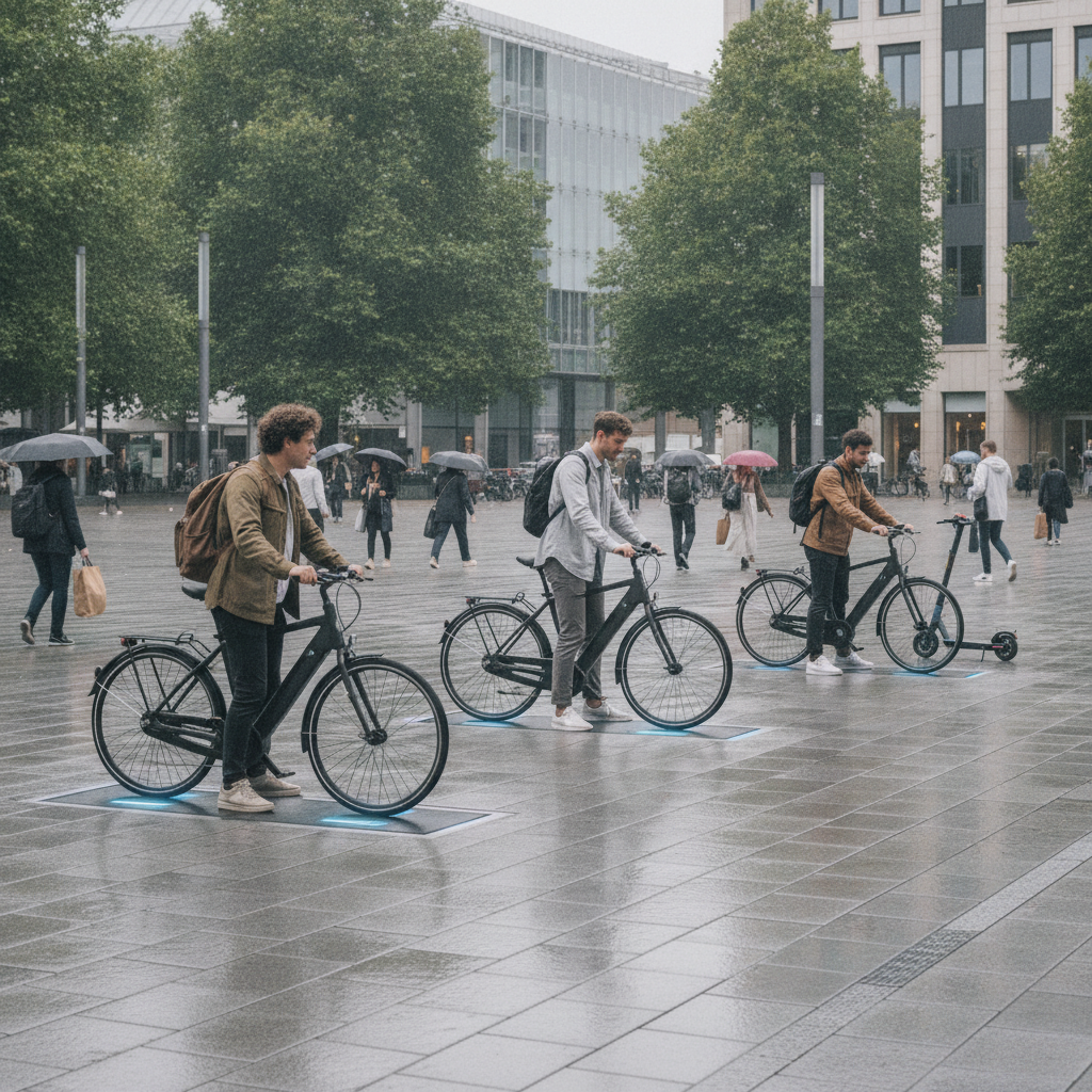 เทรนด์ EV 2027: จุดจอดชาร์จไร้สาย E-Bike ไม่ต้องง้อสาย - 2027-ebike-wireless-charging-pad