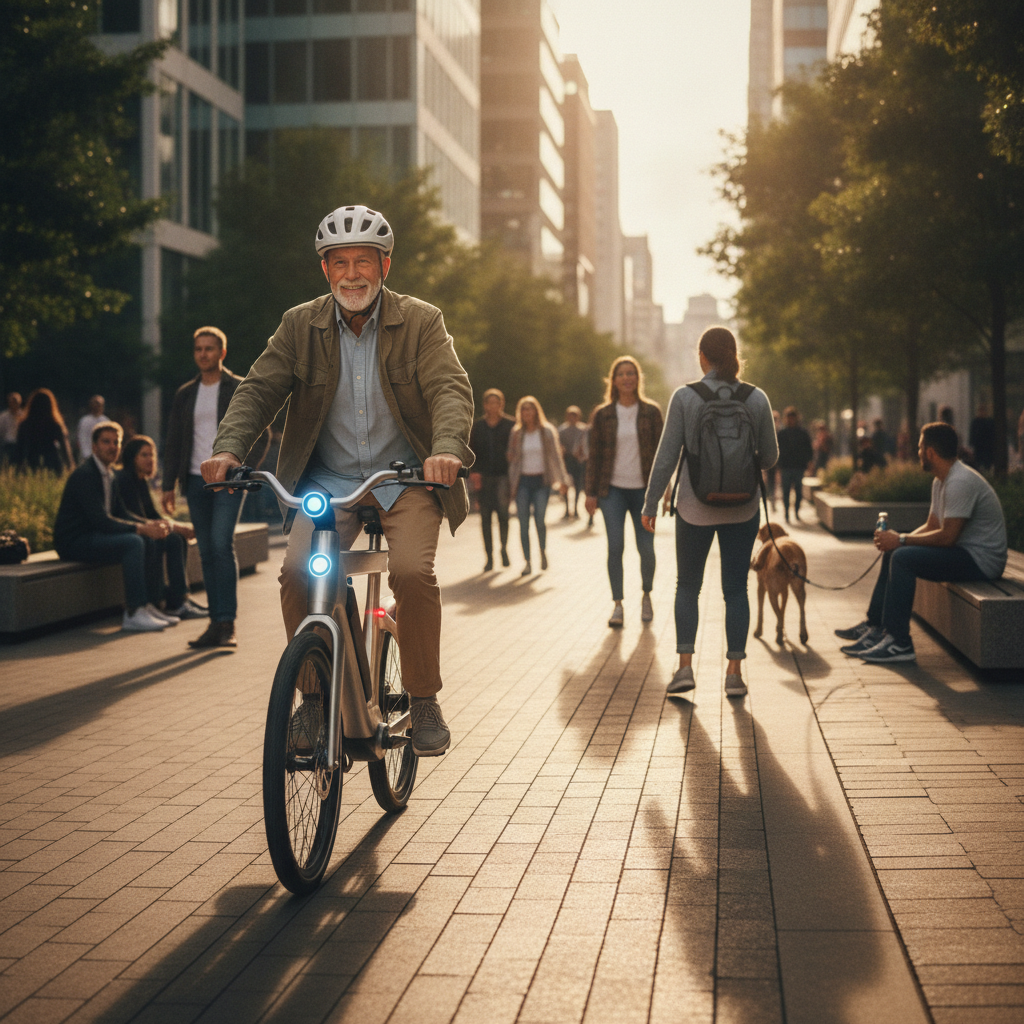 เทรนด์ EV 2027: E-Bike ติดเรดาร์อัจฉริยะ เบรกอัตโนมัติ - 2027-smart-radar-ebike-safety
