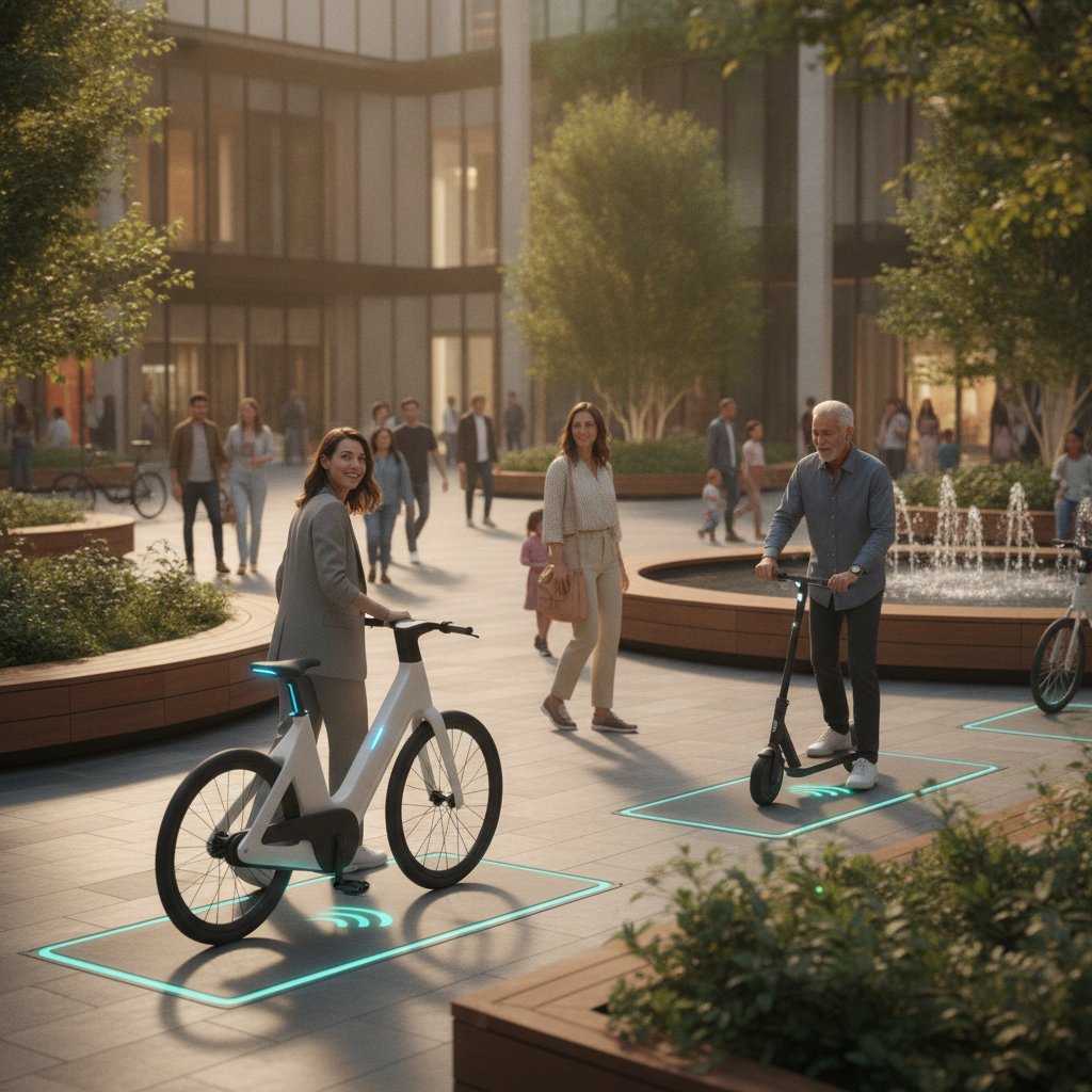 เทรนด์ EV 2027: แท่นชาร์จไร้สาย E-Bike จอดปุ๊บชาร์จปั๊บ - 2027-wireless-charging-ebike-trend