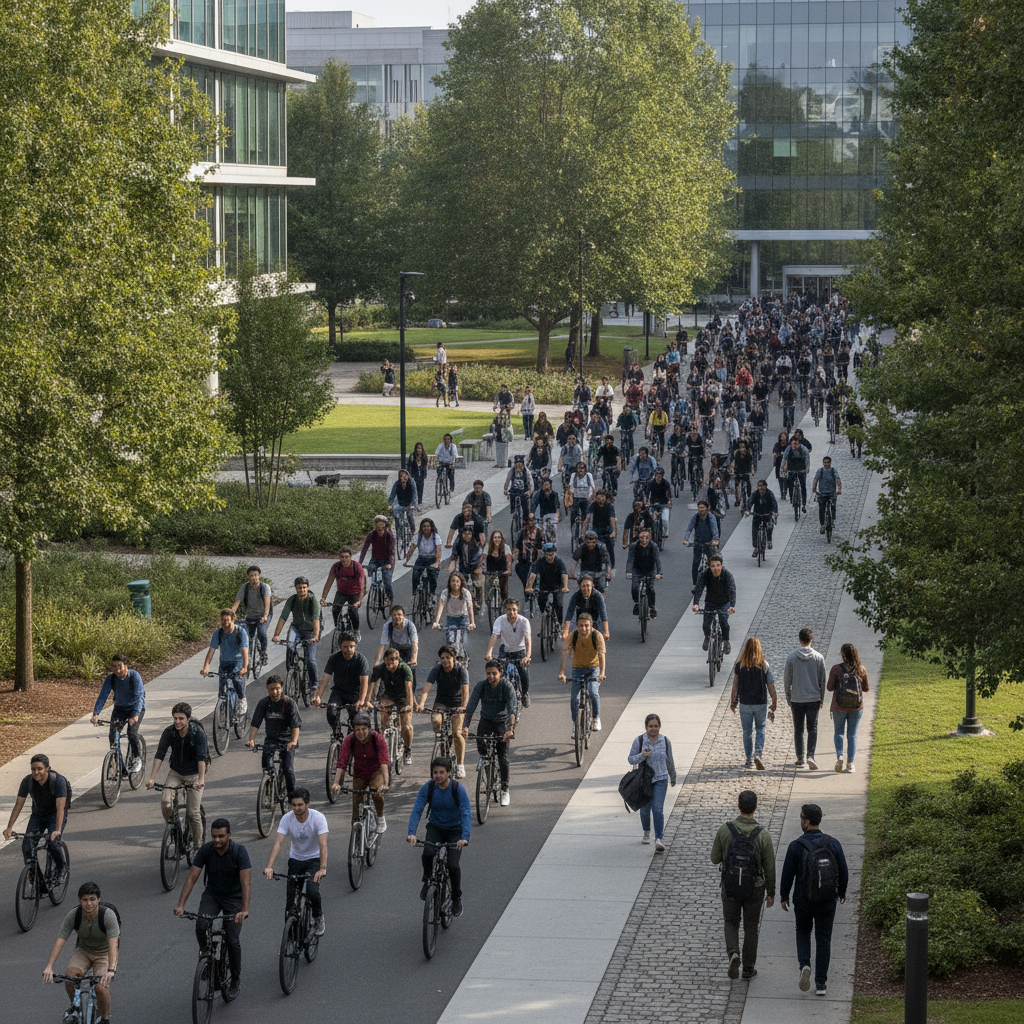 เทรนด์ 2027: มหาลัยจัดโซนปลอดฝุ่น ดันยอด E-Bike พุ่ง - 2027-zero-emission-campus-ebike