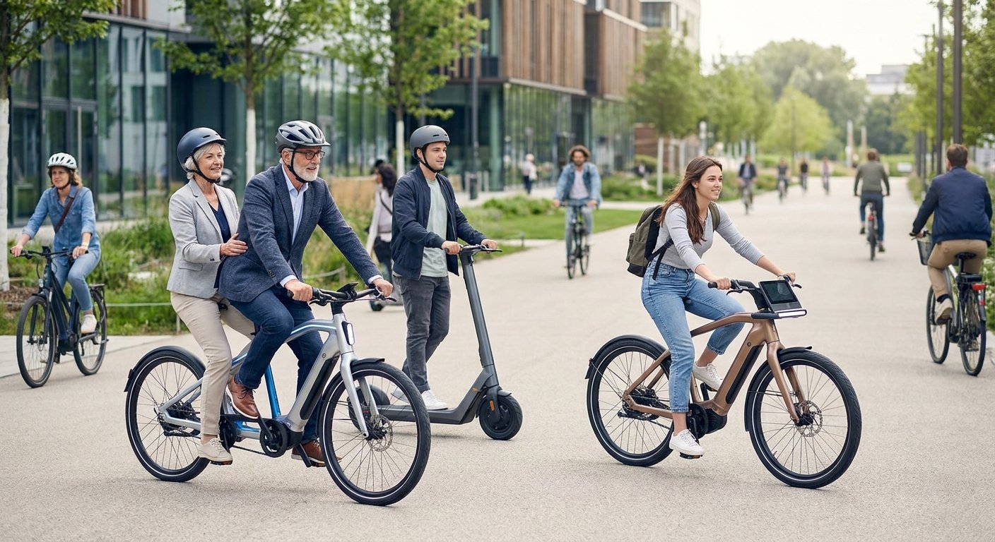 เทรนด์ E-Bike 2027: เทคโนโลยี 5G กันรถหายและแจ้ง SOS