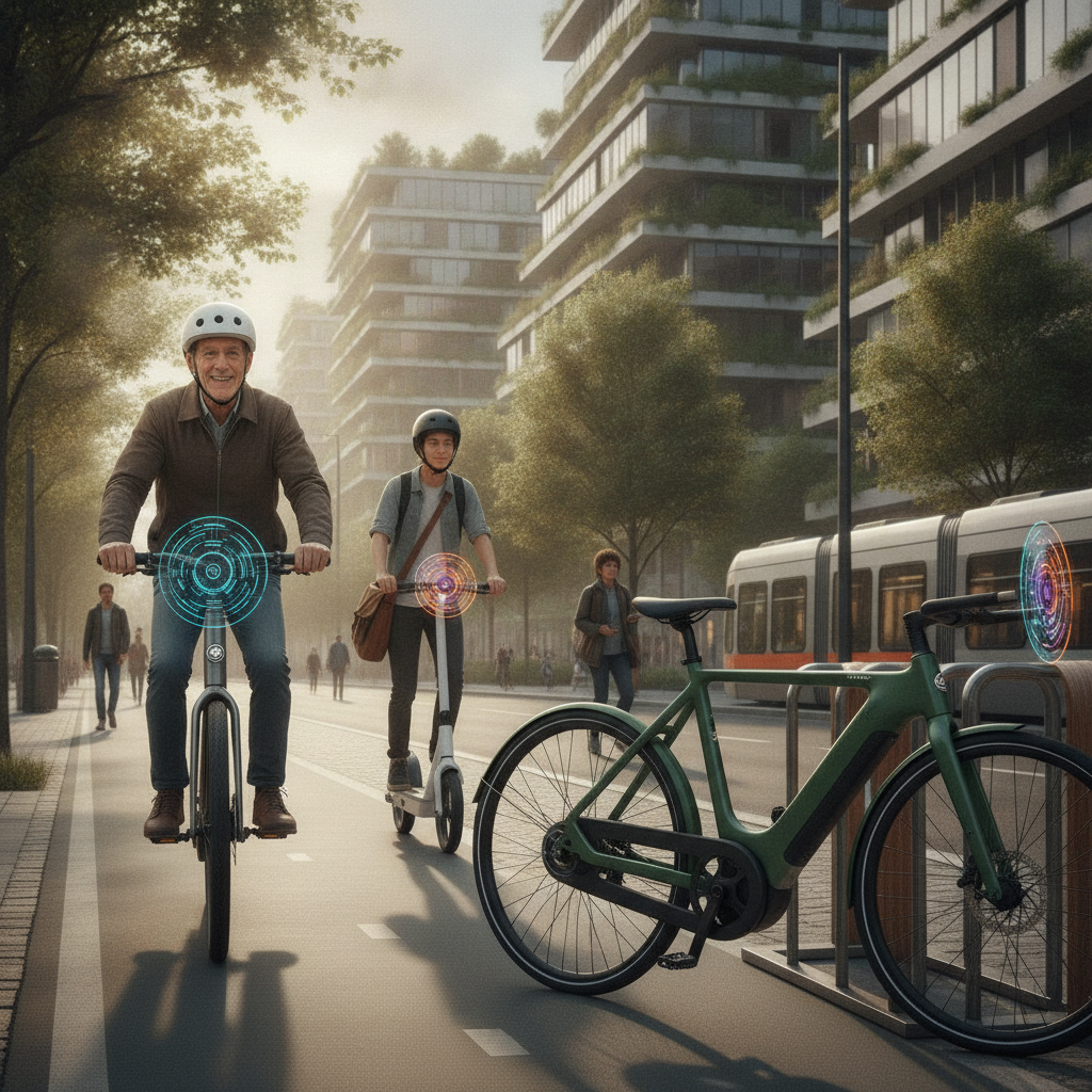 เทรนด์ E-Bike 2027: เทคโนโลยี 5G กันรถหายและแจ้ง SOS - 5g-smart-ebike-ev-trend