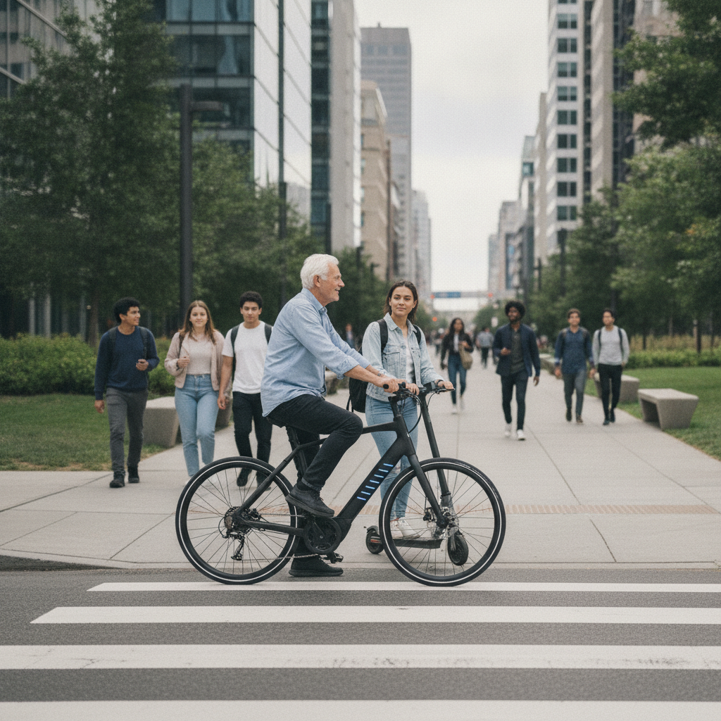 เทรนด์ EV 2027! ระบบ AI ช่วยเบรกอัตโนมัติ ปลอดภัยทุกวัย - ai-auto-brake-ebike-trend