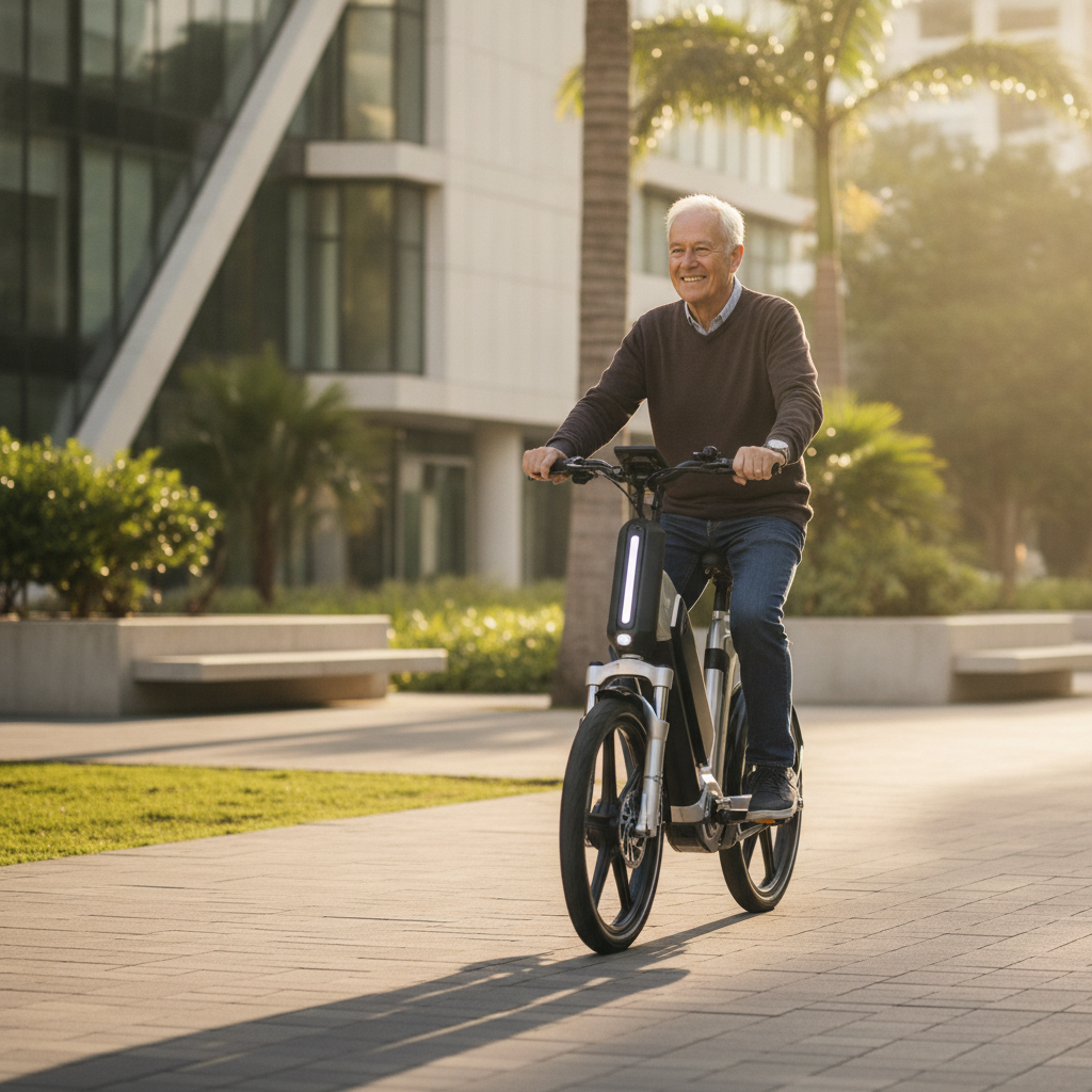 เทรนด์ EV 2027: E-Bike ผสาน AI ทรงตัวอัตโนมัติ วัยเก๋าขับชิล - ai-ebike-safety-trend