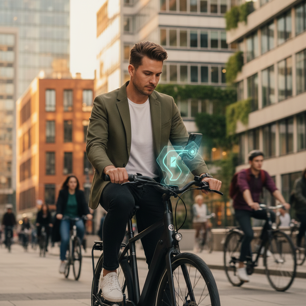 เทรนด์ EV 2027! นวัตกรรม AI คำนวณแบตฯ E-Bike ผ่านแอป - ai-iot-ebike-ev-trend