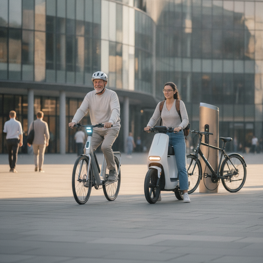 เทรนด์ปี 2027! E-Bike เสริม AI ป้องกันอุบัติเหตุ - ai-safety-ebike-scooter-trend