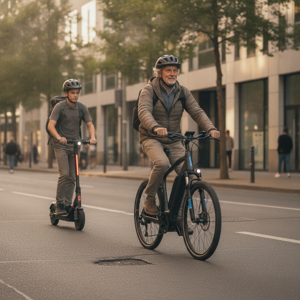 เทรนด์ EV 2027: ล้ำหน้าด้วย AI ตรวจจับถนนและช่วยเบรก - ai-safety-ebike-trend
