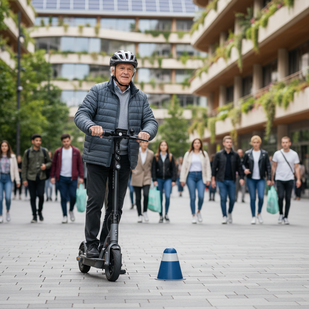 เทรนด์อนาคต 2027! สกู๊ตเตอร์ไฟฟ้าผสาน AI ป้องกันรถล้ม - ai-safety-ebike-trend-2027
