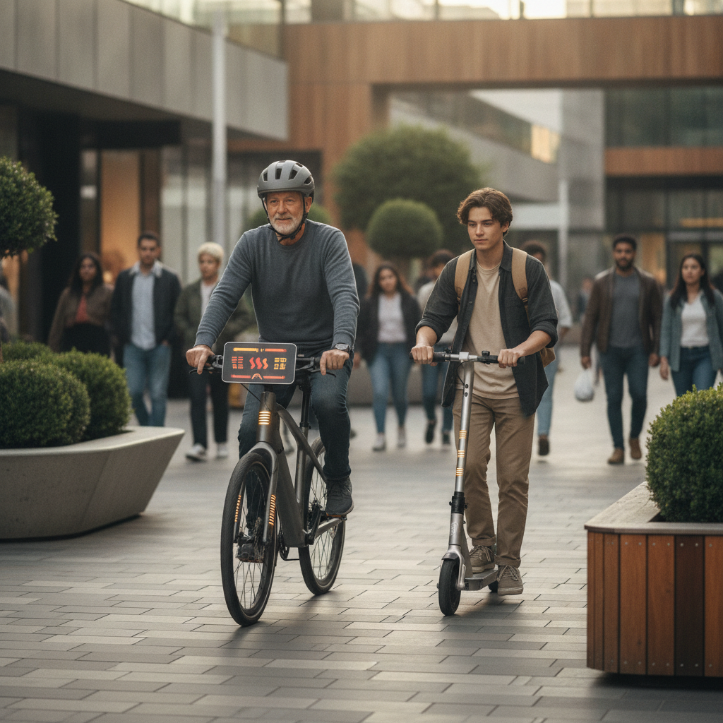 เทรนด์ E-Bike ปลายปี 2026: ระบบ AI แจ้งเตือนกันชนสุดล้ำ - ai-safety-ebike-trend