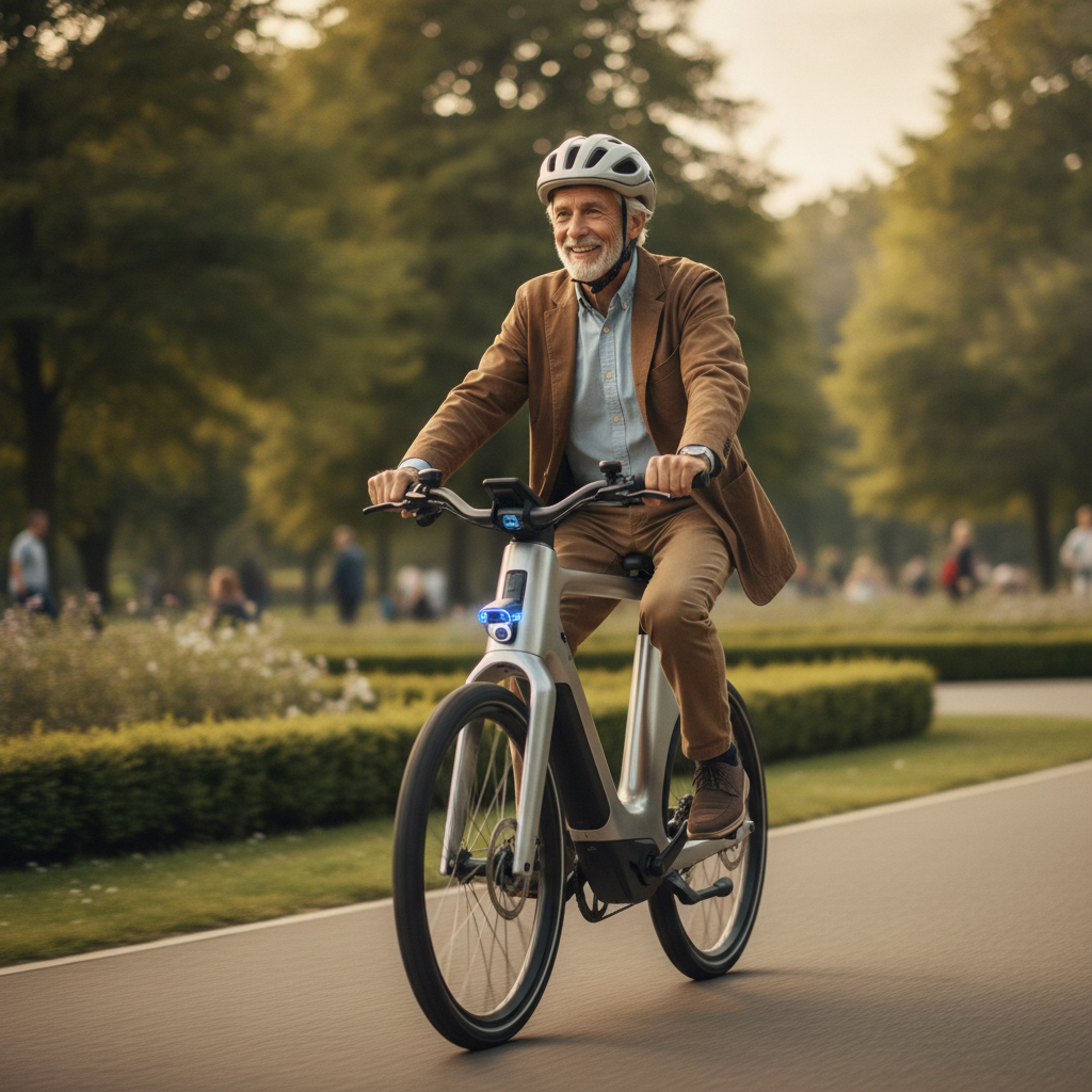 เทรนด์ 2027! นวัตกรรม AI ช่วยผู้สูงวัยขับ E-Bike ปลอดภัยขึ้น - ai-sensor-ebike-elderly-2027