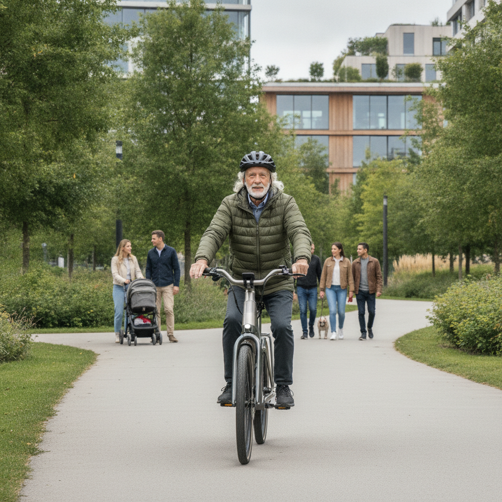เทรนด์ E-Bike ปี 2027: นวัตกรรม AI ช่วยเบรก ปลอดภัยวัยเก๋า - ai-sensor-ebike-safety-trend